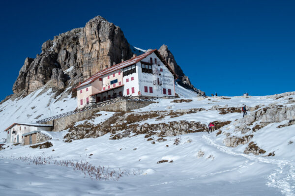 Tre Cime di Lavaredo dal lago di Landro