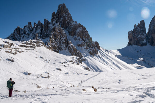 Tre Cime di Lavaredo dal lago di Landro