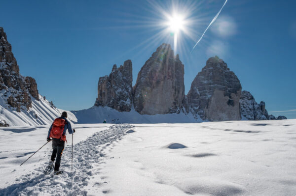 Tre Cime di Lavaredo dal lago di Landro