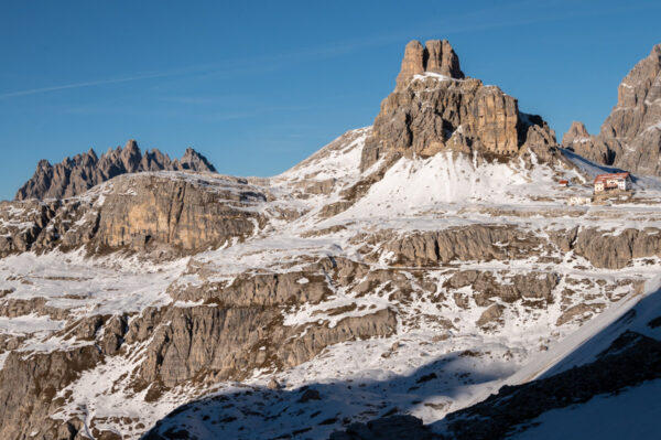 Tre Cime di Lavaredo dal lago di Landro