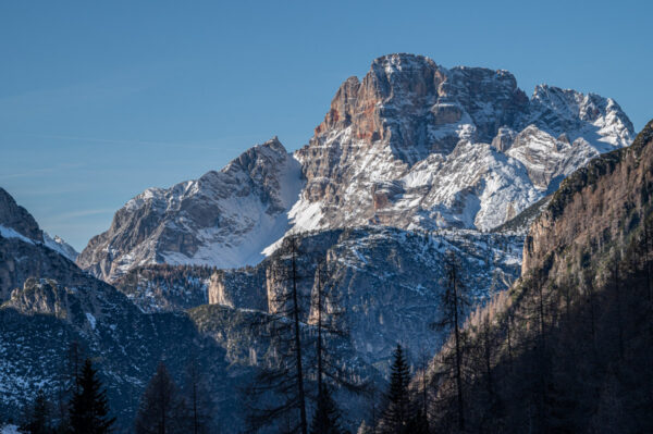 Tre Cime di Lavaredo dal lago di Landro