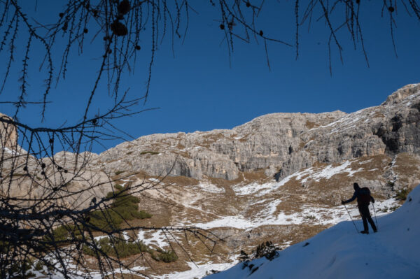 Tre Cime di Lavaredo dal lago di Landro