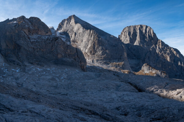 Lago di Fedaia al rifugio Pian dei Fiacconi